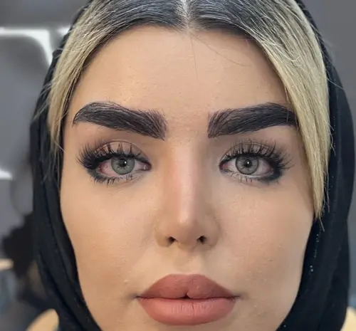 عکس مدل کاشت ابروی طبیعی