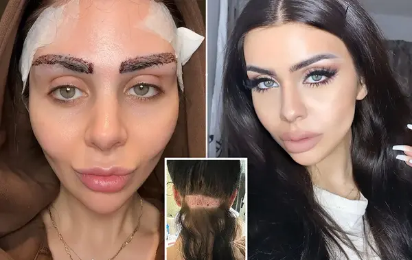 عکس مدل کاشت ابروی طبیعی