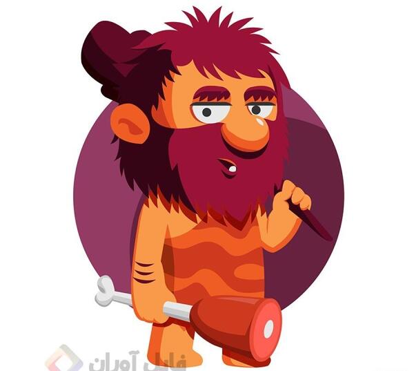 عکس شخصیت های کارتون غارنشین ها