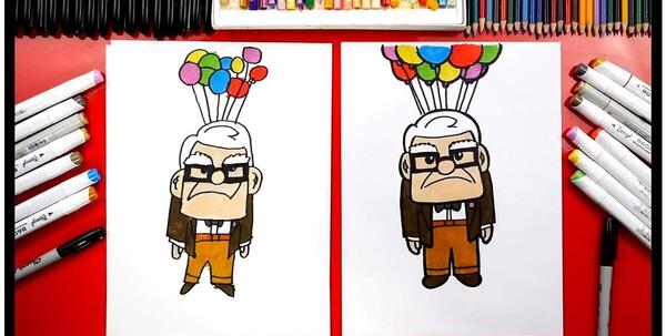 عکس پیرمرد کارتون آپ
