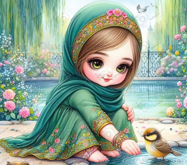 عکس بچه گنجشک نر