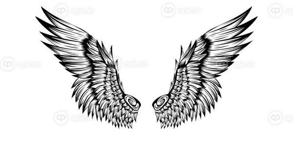 عکس تاتو بچه فرشته