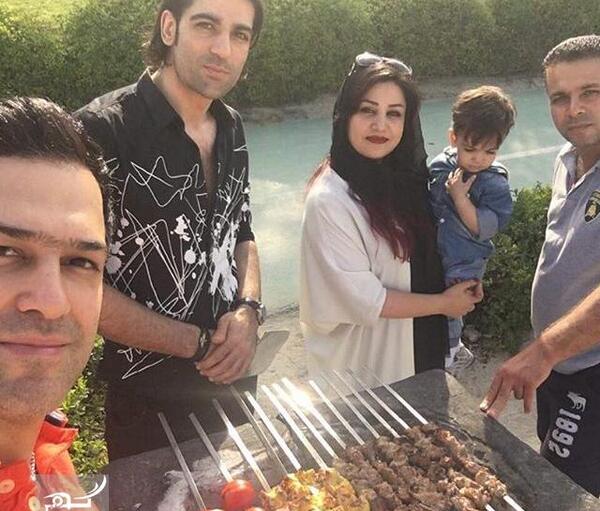 عکس بچه ی حامد اهنگی