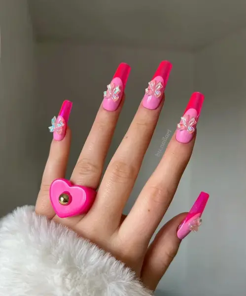 عکس ناخن بچه گانه باربی