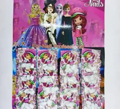 عکس ناخن بچه گانه باربی