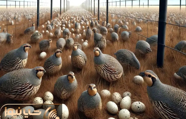 عکس بچه جوجه بلدرچین