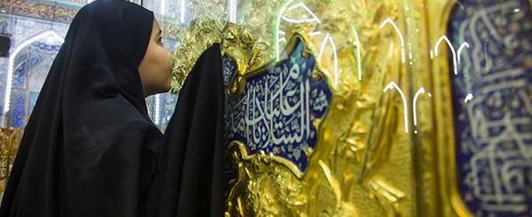 عکس بچه در حرم امام حسین