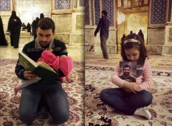عکس بچه در حرم امام حسین