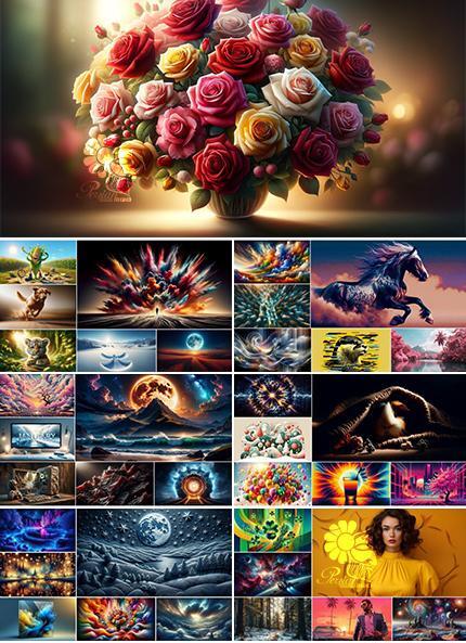 عکس تصویر زمینه هوش مصنوعی