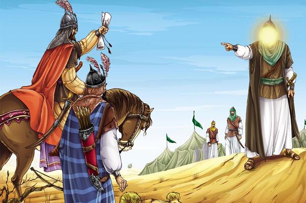 یزید تصویر واقعی عکس امام حسین
