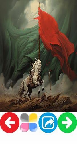عکس پرچم امام حسین برای تصویر زمینه