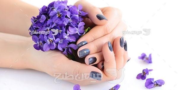 عکس پروفایل جفتی بنفش