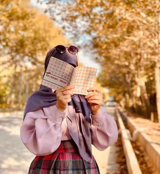 پروفایل عکس دختر با پرچم افغانستان