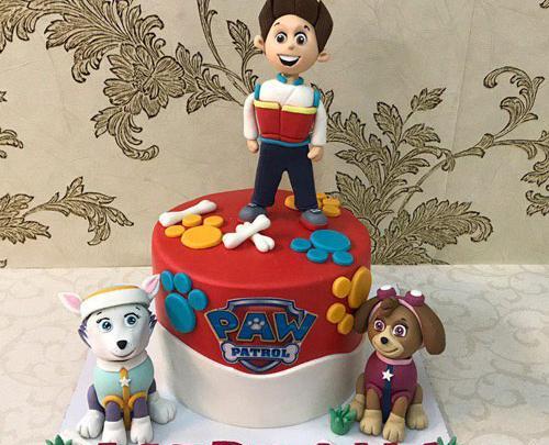 عکس کیک سگهای نگهبان عکس کیک سگهای نگهبان