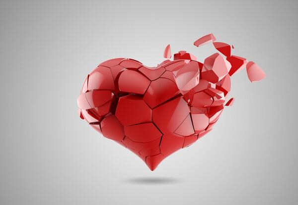 عکس تصویر زمینه گوشی قلب شکسته