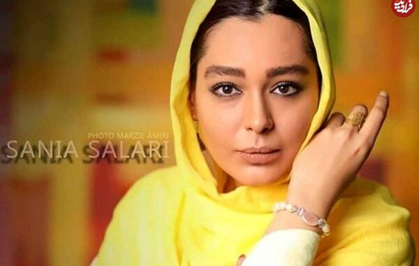 عکس سانیا سالاری و همسرش و فرزندش