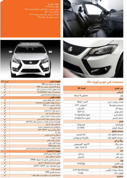 عکس خودرو کوییک gxr