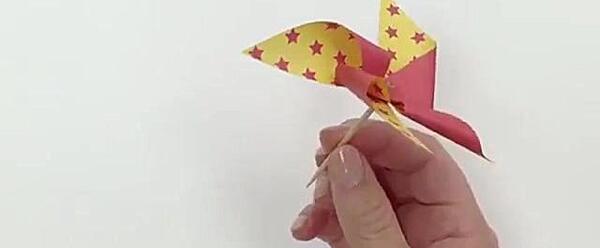 عکس کاردستی فرفره کاغذی