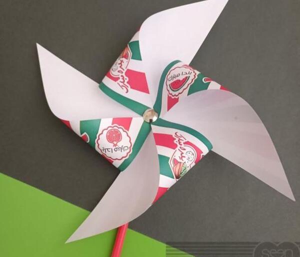 عکس کاردستی فرفره کاغذی