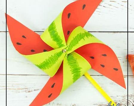 عکس ساخت فرفره کاغذی