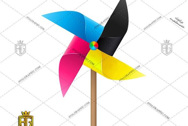 دانلود عکس فرفره کاغذی