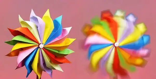 عکس نقاشی فرفره ساده