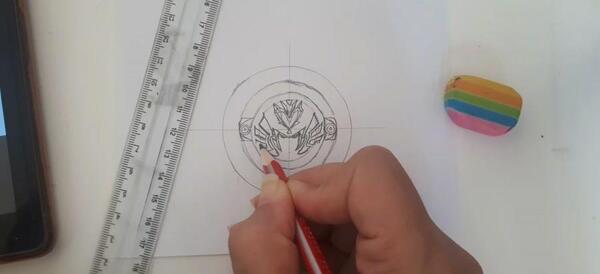 عکس نقاشی فرفره ساده