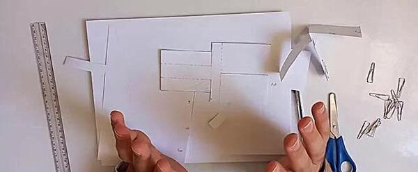 عکس فرفره چرخان کلاس پنجم با کاغذ