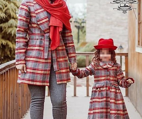 عکس مانتو ست مادر دختری