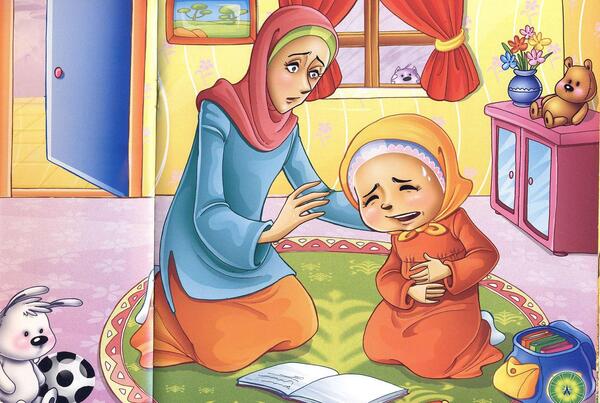 عکس مادر و دختری کارتونی