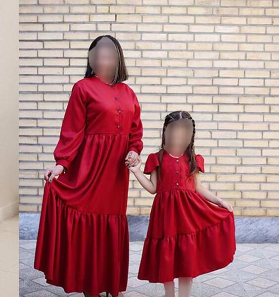 عکس ست مادر و دختر