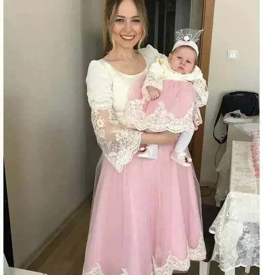 عکس لباس مجلسی ست مادر و دختری