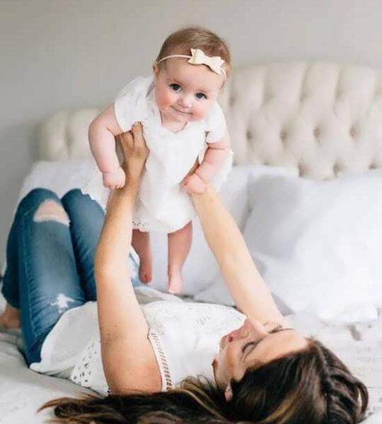 ایده عکس مادر دختری تولد