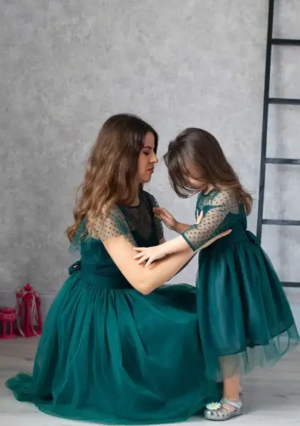 ایده عکس مادر دختری تولد