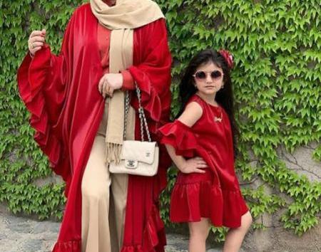 عکس مادر دختری در آتلیه