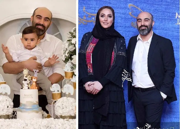 عکس خواننده مهراب و همسرش