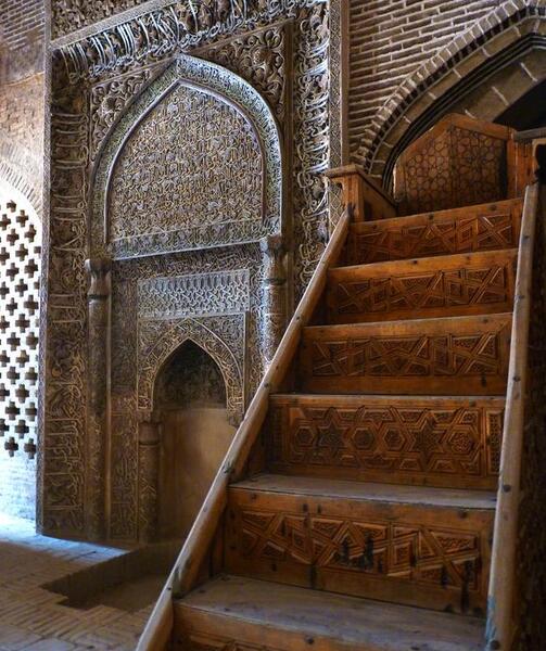 عکس محراب مسجد جامع اصفهان