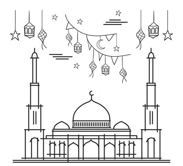 عکس نقاشی محراب مسجد