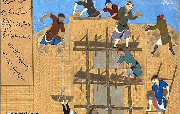 عکس نقاشی محراب مسجد