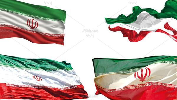عکس بدون پس زمینه پرچم ایران