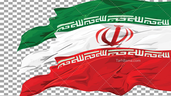 عکس بدون پس زمینه پرچم ایران
