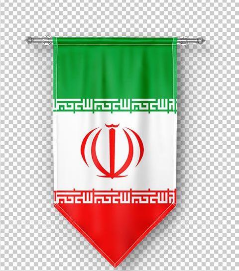 عکس بدون پس زمینه پرچم ایران
