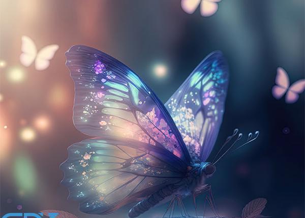 عکس زمینه پروانه ای
