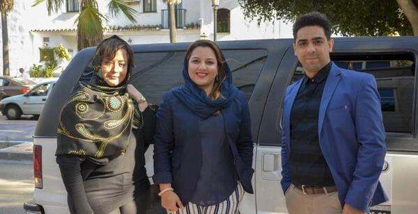 عکس مهراوه شریفی نیا در خارج