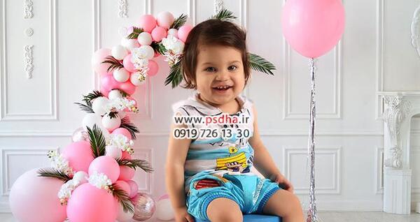 پشت زمینه عکس تولد کودک