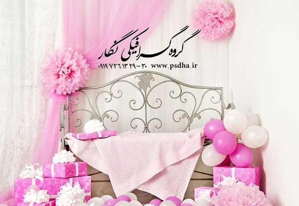 پشت زمینه عکس تولد کودک