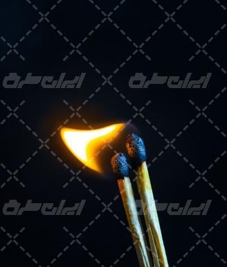 عکس تصویر زمینه چوب کبریت