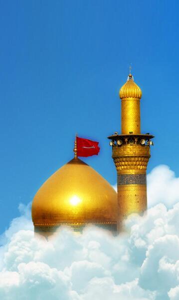 عکس پیش زمینه حرم امام حسین