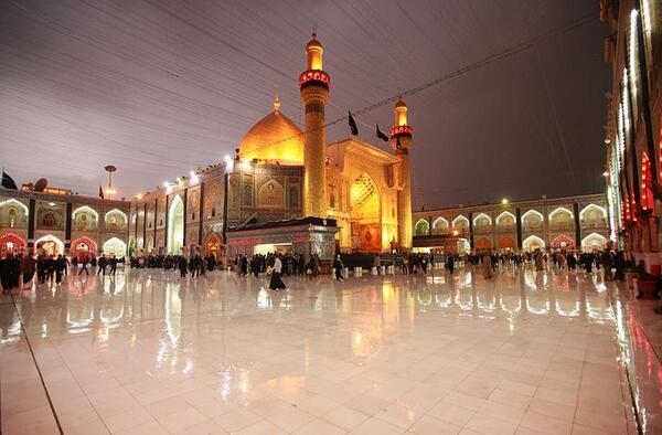 عکس پس زمینه حرم حضرت علی