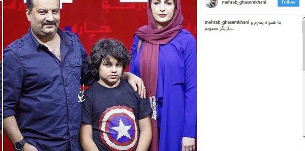 عکس بازیگر مهراب قاسم خانی